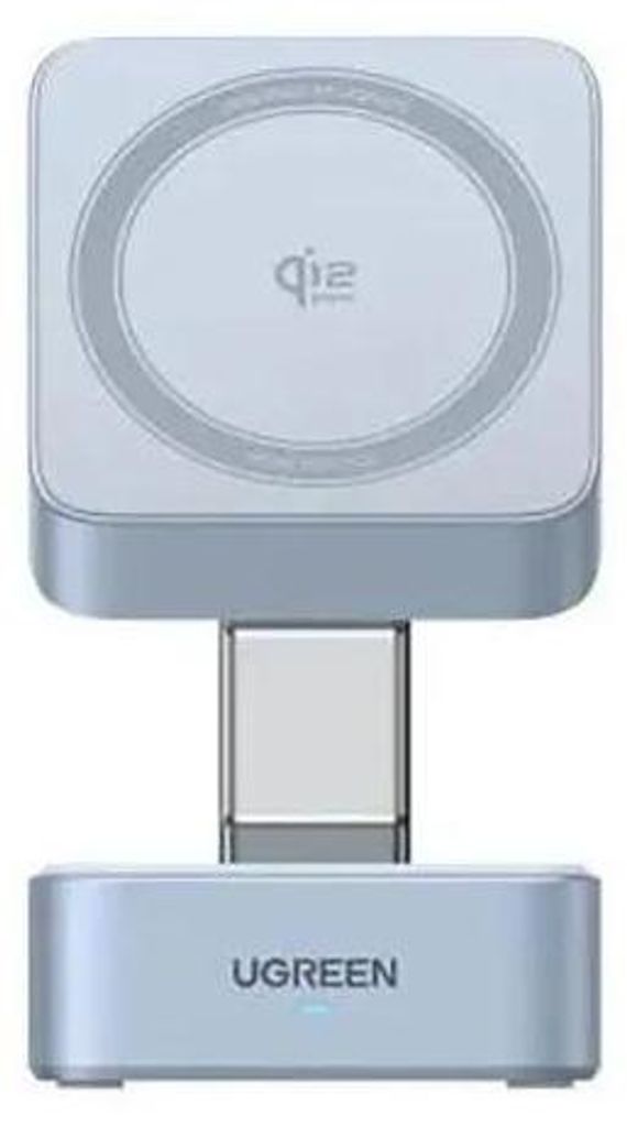 Ugreen Qi25w 2-in-1 Magnetic Drahtloses Ladegerät Silber Silber One Size