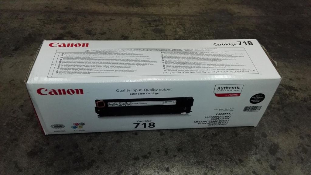 Canon 718 Bk original Toner Schwarz für ISensys Produktbild 