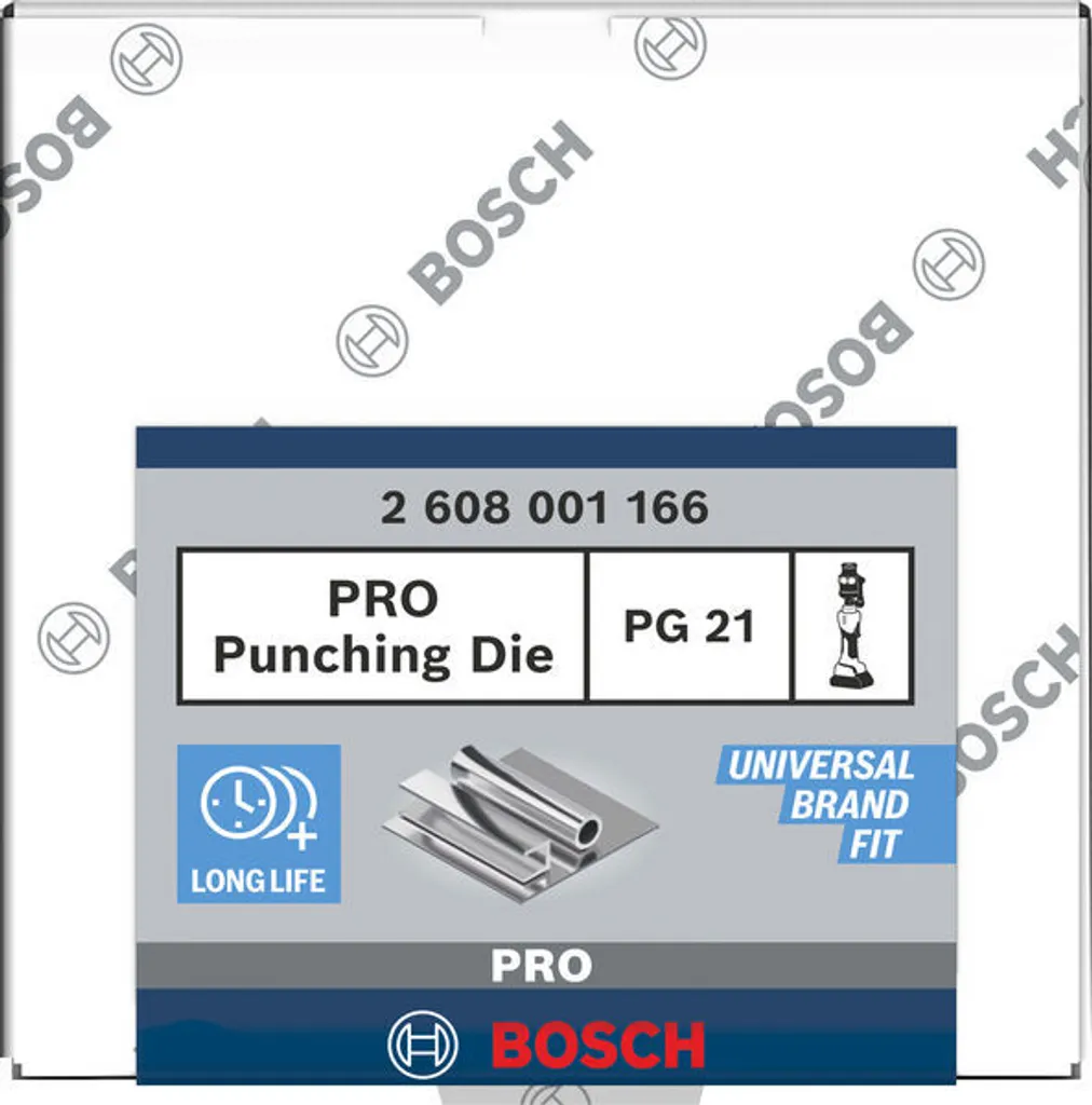 Punzone e matrice PRO, PG21, acciaio inox - 3