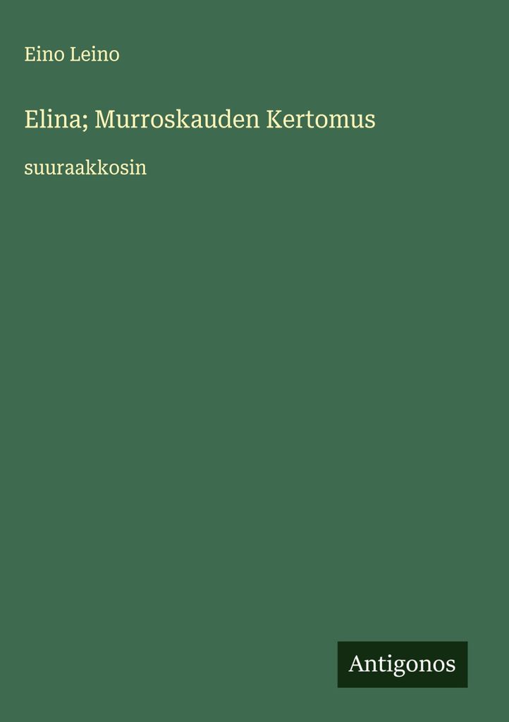 Elinas Geschichte der Zerrissenheit