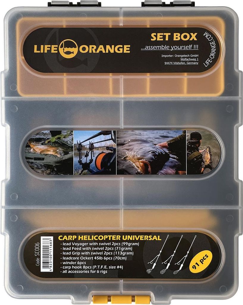 Life - Orange Carp Set Helicopter Universal