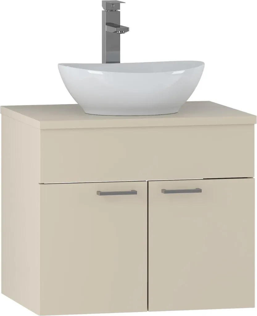 Meuble lavabo 60cm Cashmere Badplaats Colorado à doubles tiroirs