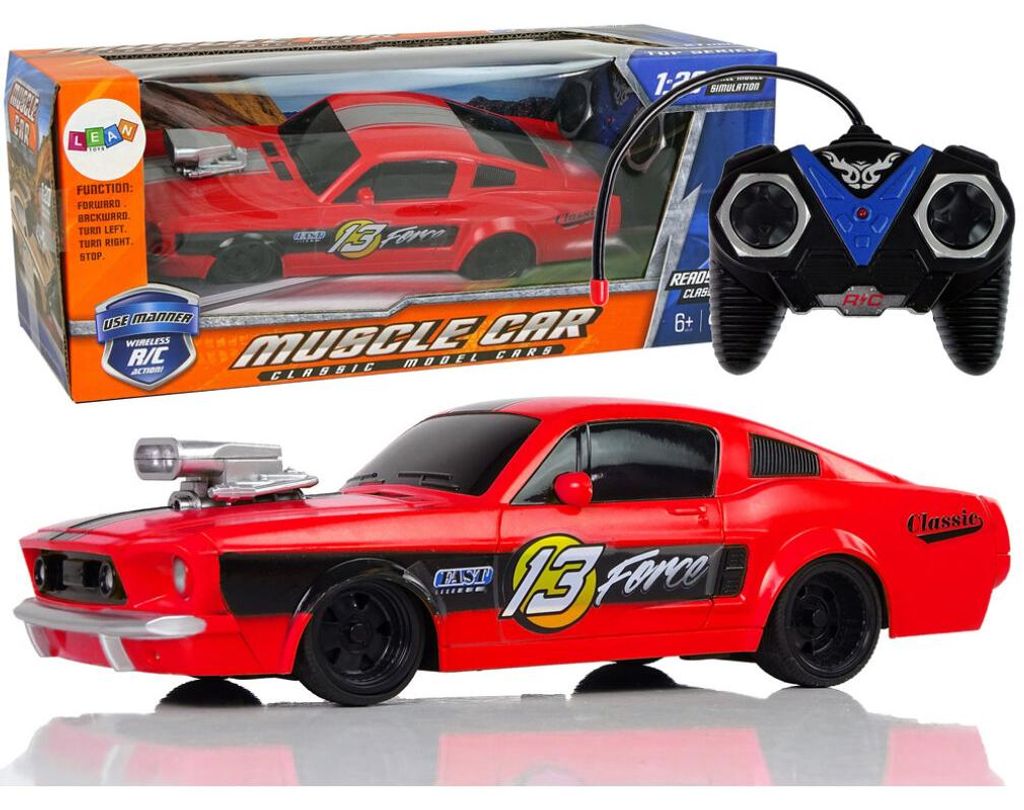 Lean Toys Ferngesteuert Sportwagen Rennwagen Fahrzeug Auto Spielzeug RC Car, Größe:UNIVERSAL
