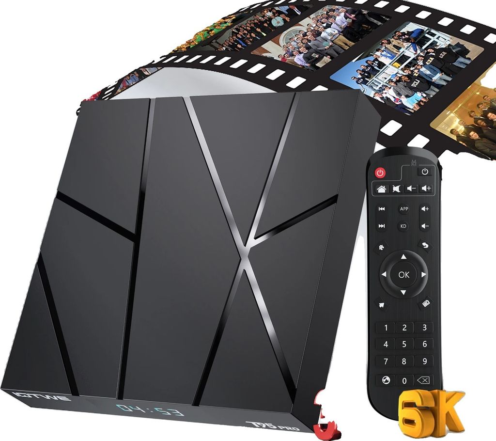 T95PRO Smart TV Box, Android 130, 4GB RAM, 32GB Speicher