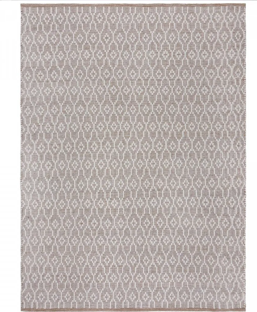 Tapis de couloir en laine naturelle 80x150 cm tissé main Nur Wool Dream