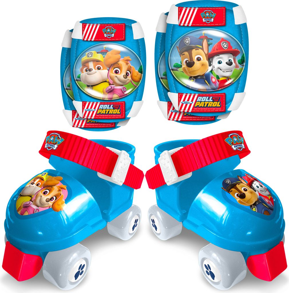 Pattini a rotelle regolabili Paw Patrol blu taglia 23-27 Immagine del prodotto 