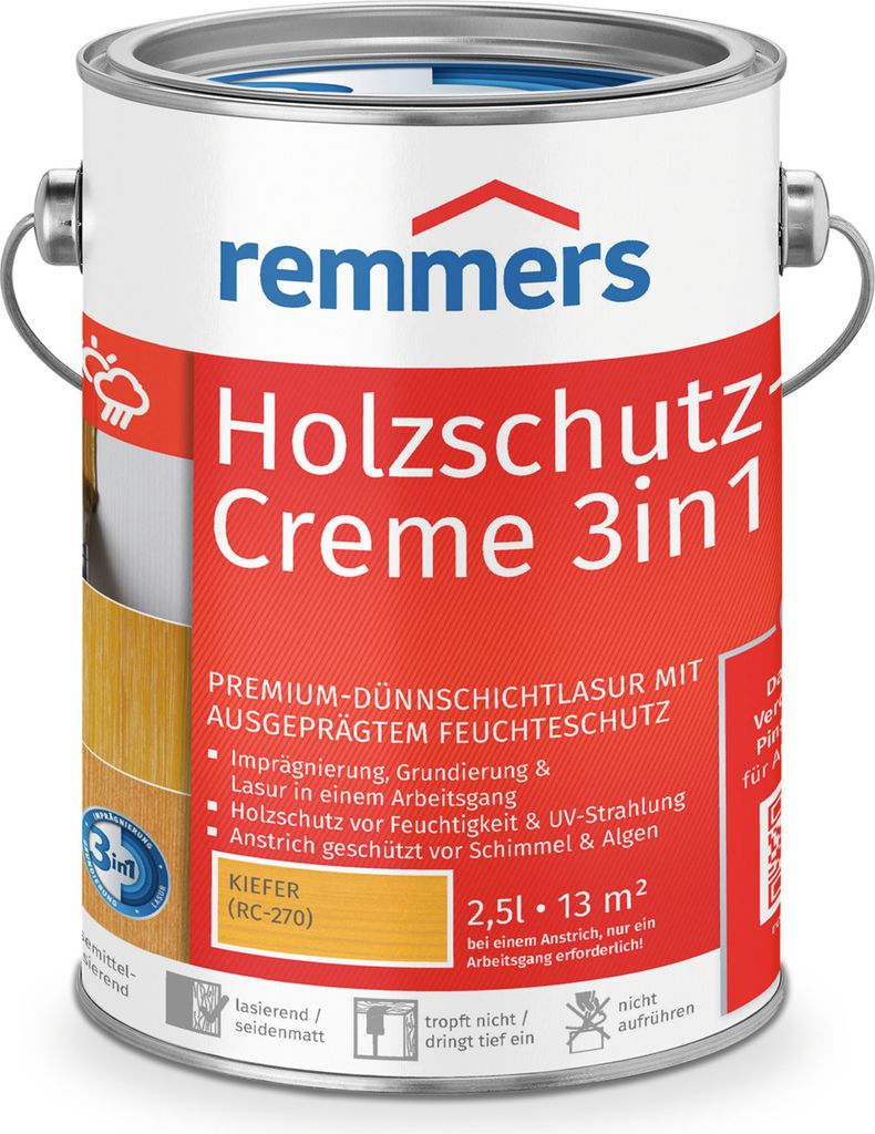 Remmers Krem ochronny do drewna sosna 2,5 l Zdjęcie produktu 
