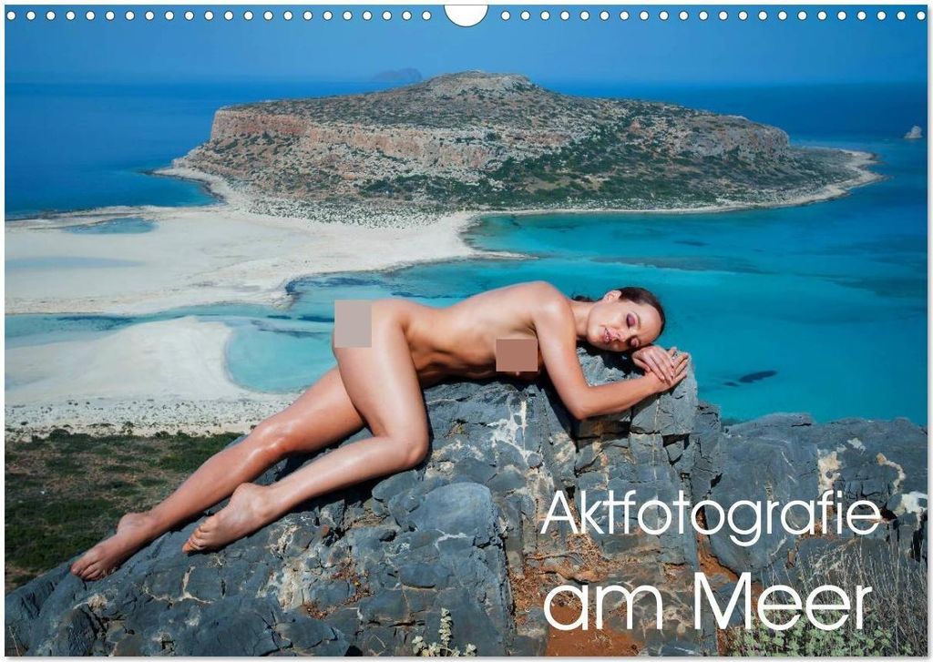 Aktfotografie am Meer (Wandkalender 2026 DIN A3 quer), CALVENDO Monatskalender
