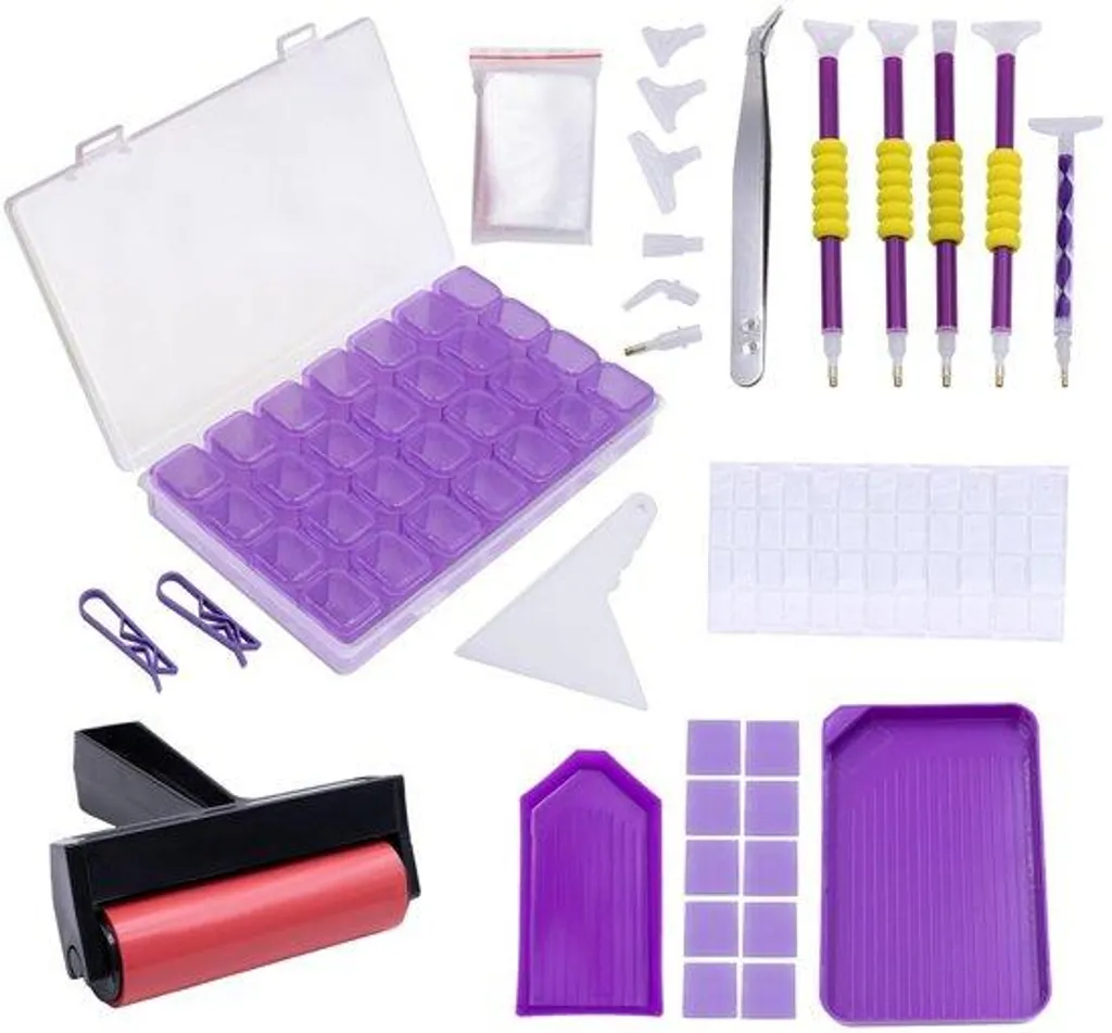Kit Nail Art 84 strass brillants avec pince de précision pour manucure