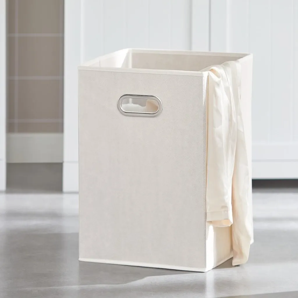 SoBuy BZR33-W Mobile Bagno Bianco - Stile Scandi con Cesti Bucato - 10