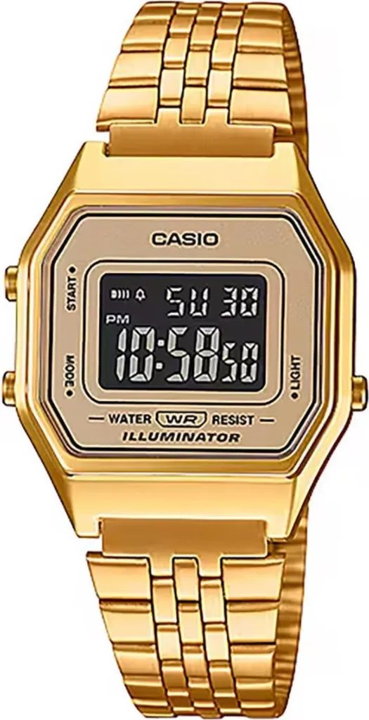 Regala un Sogno Gold: Orologio Casio LA680WGA-9B Vintage per Lei