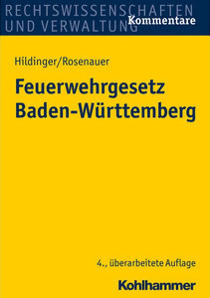 Feuerwehrgesetz Baden-Württemberg FwG BW Guide de Conformité Légale