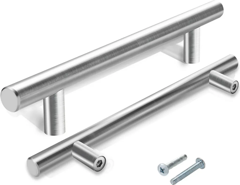 Fiqops 50 Pezzi Maniglie Armadio 128mm - Ferramenta Professionale Cucina