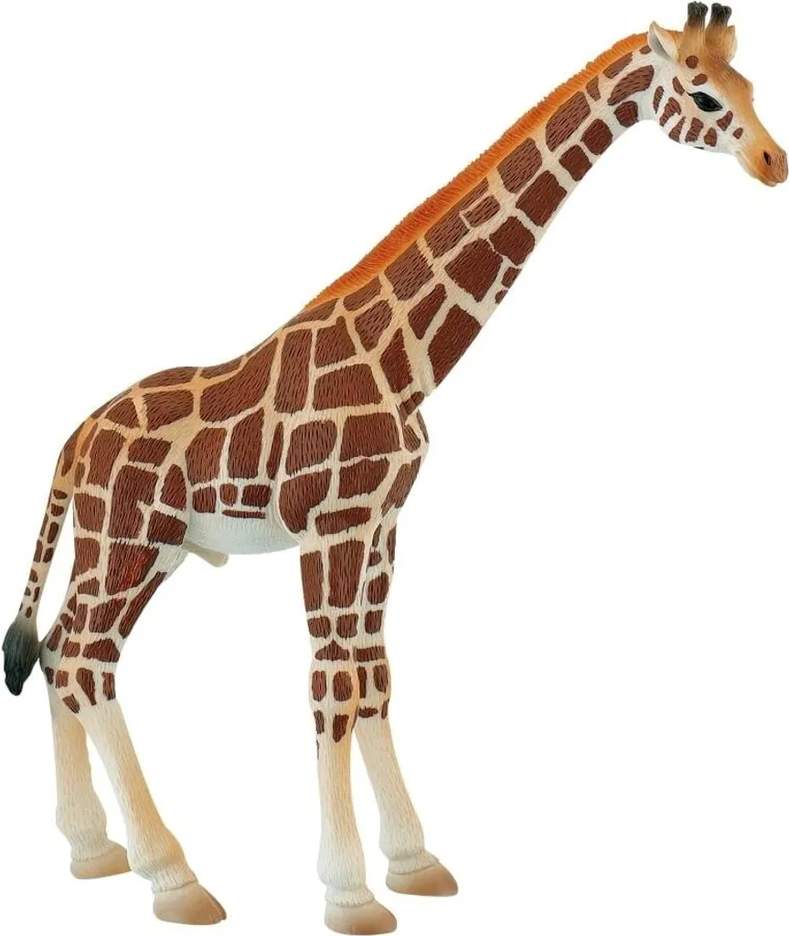 Grande figurine girafe mâle articulée par le réalisme des détails 17cm