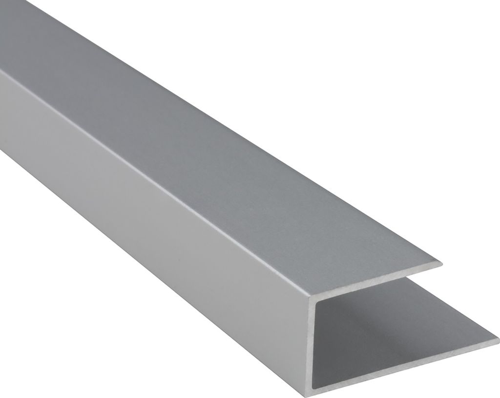 Alu Abschlussprofil Einschubprofil für Laminat Parkett silber matt 270cm