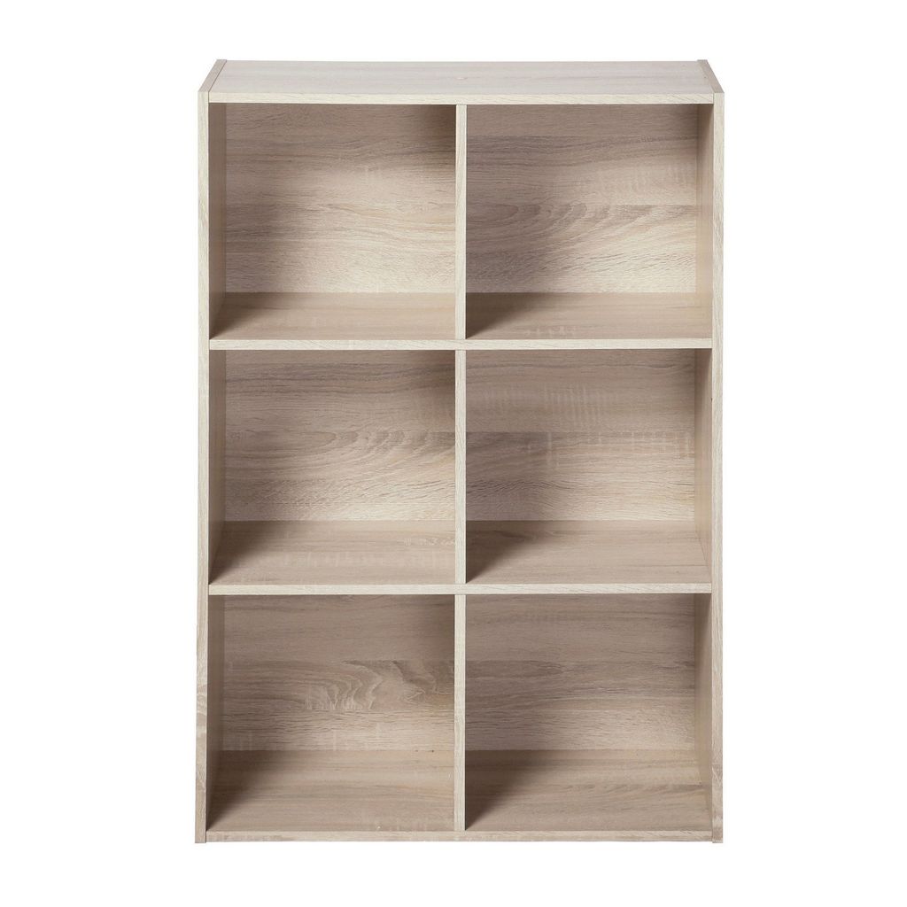 CALICOSY - Regal mit 6 Fächern - H91,5 x L61,5 cm Produktbild 