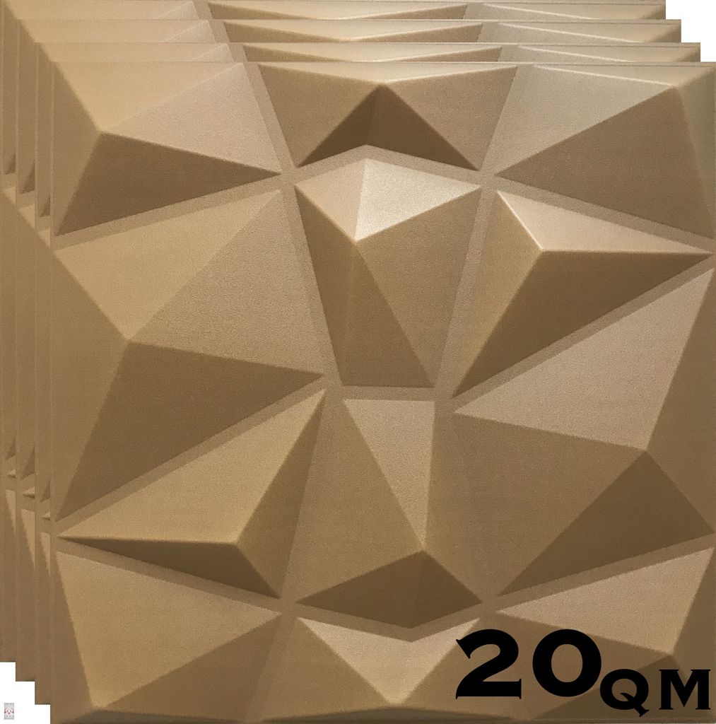 25qm/100Stück Wandpaneele Polystyrol Deckenpaneele Platten Paneele Holzimitation 
