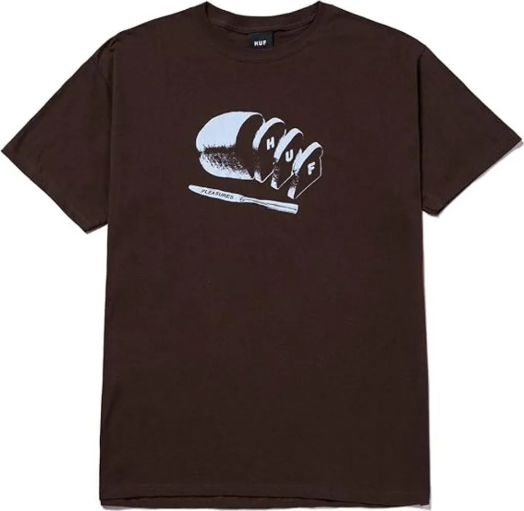 HUF Breaking Bread t-shirt 100% coton doux taille S design streetwear