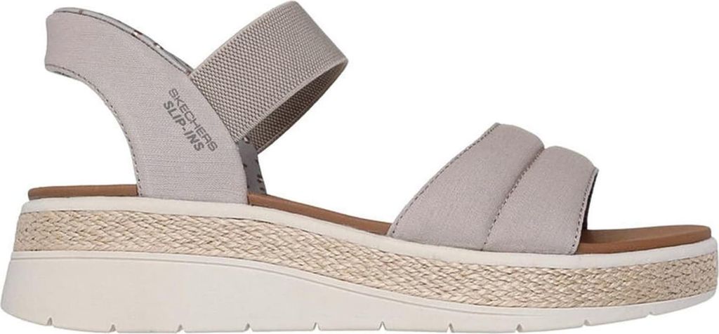 Skechers Keilsandaletten Damen 736B6563686572735F313134343133 Grau 41 EU