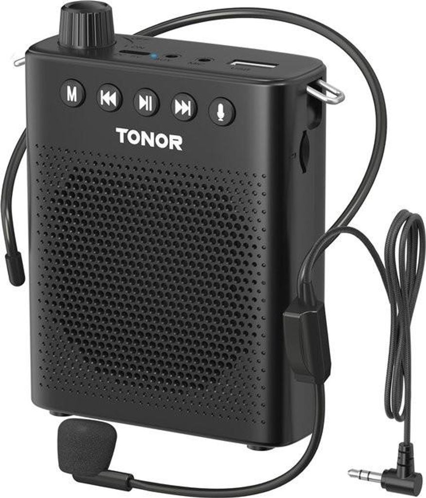 Přenosný hlasový zesilovač s Bluetooth a mikrofonem - Obrázek produktu 