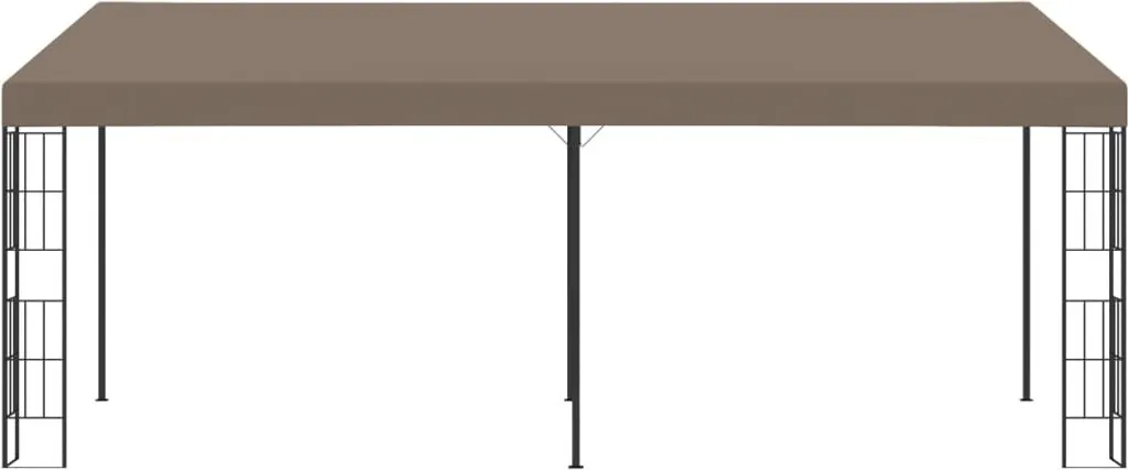 Auvent de terrasse 6x3 m en tissu pour ombrager un grand salon