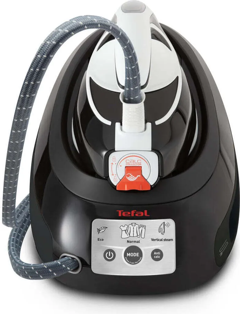 Tefal Express Anti-Calc Centrale Vapeur 6,5 Bars SV8055 Noir et Blanc