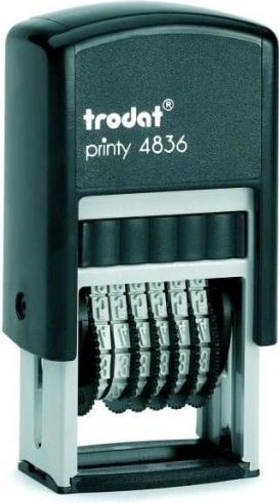 Trodat 4836, Samonamáčející, Razítko s číslem, 3,8 x 21 mm, Obrázek produktu 