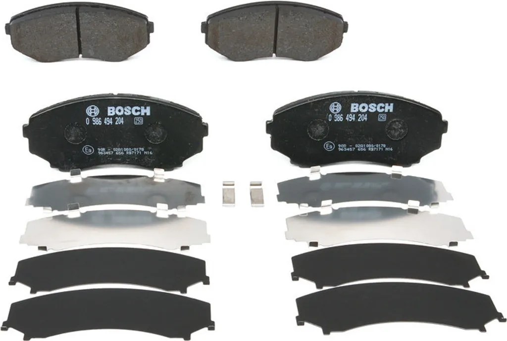 Plaquettes Bosch 0 986 494 204 haute durabilité pour Mazda MPV I et II