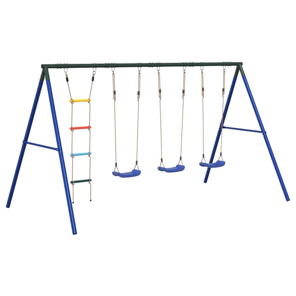 Schaukel-Set mit Schaukelsitzen und Strickleiter