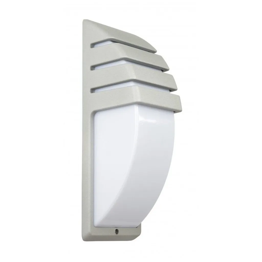 Luminaire extérieur argenté pour façade 35 cm IP54 SU-MA 1836 AL E27