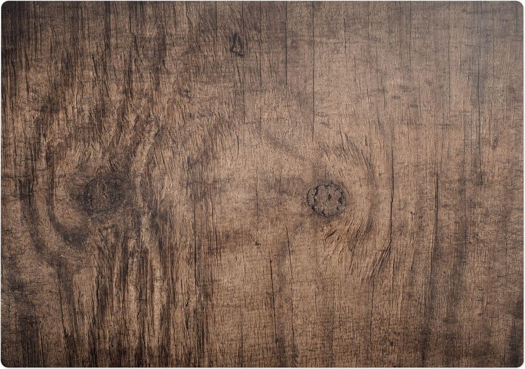Holzkörner – Bodenschutzmatte – Stuhlunterlage 100x70 cm – Rutschfest – Hartbodenmatte
