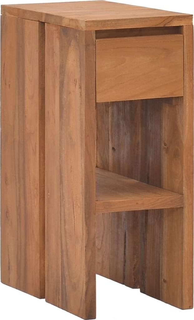 "2025"Moderne Nachtkonsole,Nachttisch 20x35x50 cm Teak Massivholz,Nachttische & -schränke Neu2123927