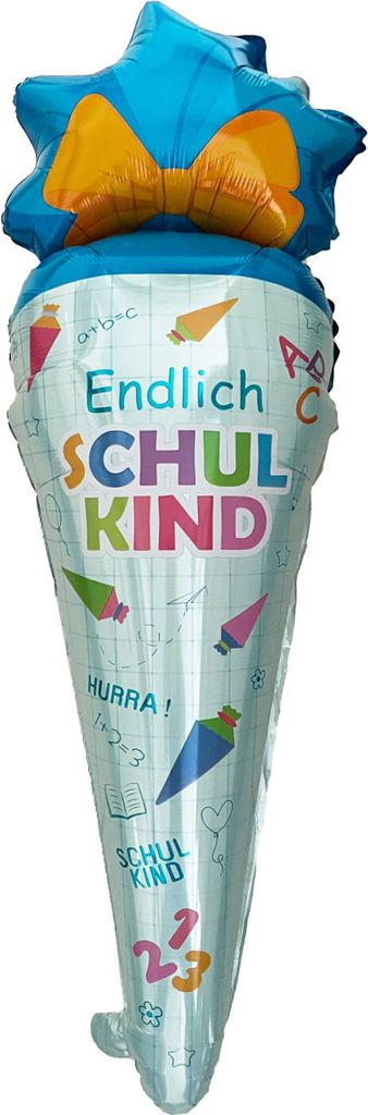 Oblique Unique Zuckertüte Endlich Schulkind Folien Produktbild 