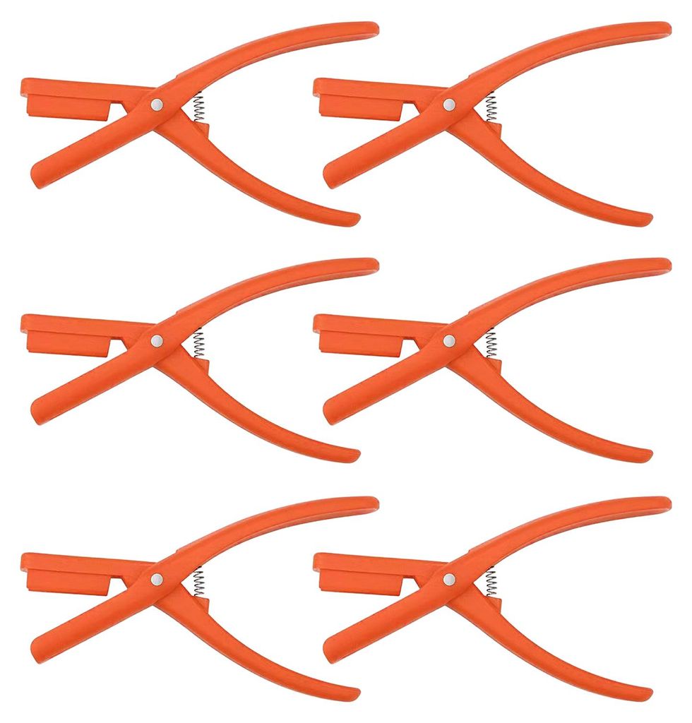 Krebsenschälzange aus lebensmittelechtem Kunststoff zum einfachen Schälen von Garnelen und Krebsen, inklusive Schwanzfleischentfernung, mit Nagel...