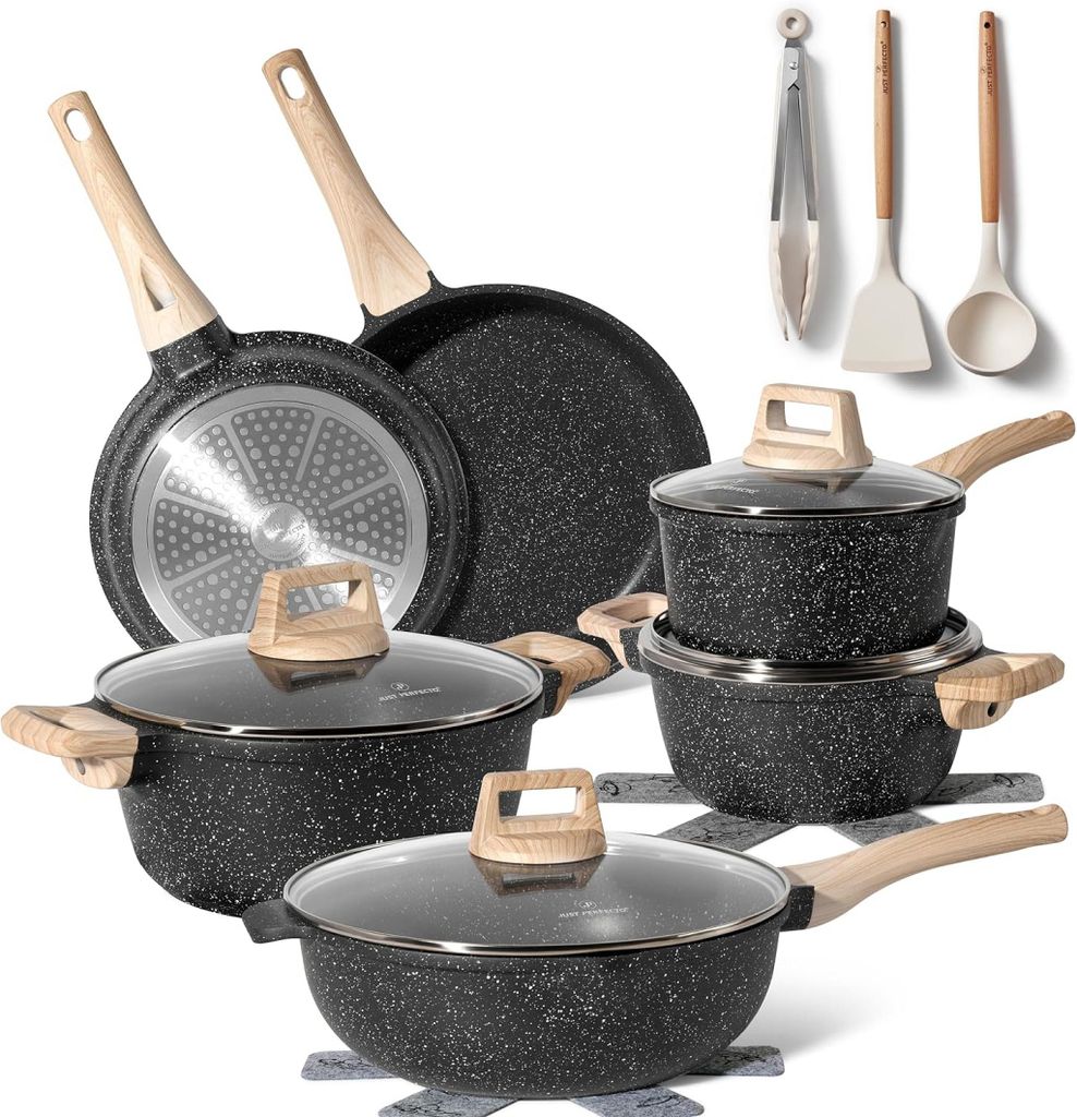Just Perfecto JL-789: 15-teiliges Kochgeschirrset aus Produktbild 