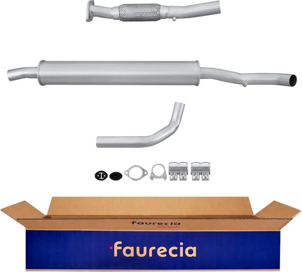 Silencieux central FAURECIA IAM-Expertise pour FIAT 500 - Pièce d'origine