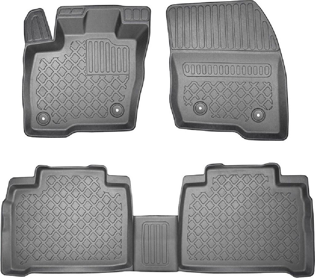 Z534922 TPE-GummiFußmatten passend für Ford S-Max II + Facelift 2020 5/7Sitze (excl. 3rd row) 09.2015-