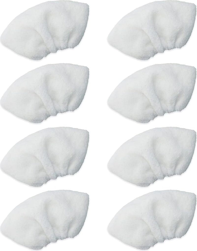 8 Mikrofaser-Tuchset waschbar, für Kärcher Dampfreiniger EasyFix SC 2, SC 3, SC 4, SC 5 (8 Handdüse)