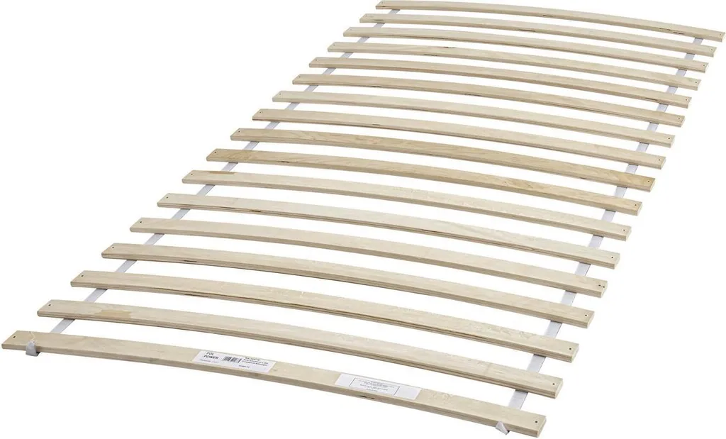 Sommier enroulable en bois de bouleau 90x192,5 cm pour lit adulte