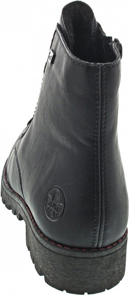 Rieker Schnürstiefel - Tiefschwarz Kunstleder Größe: 39 Produktbild 89