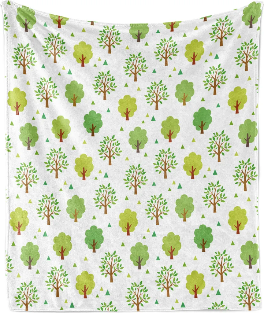 Coperta Morbida ABAKUHAUS Botanica - Lavabile e Resistente