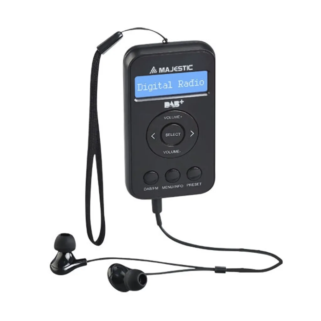 Radio Numérique DAB Portable Majestic RT-196 Idéale Cuisine et Voyage