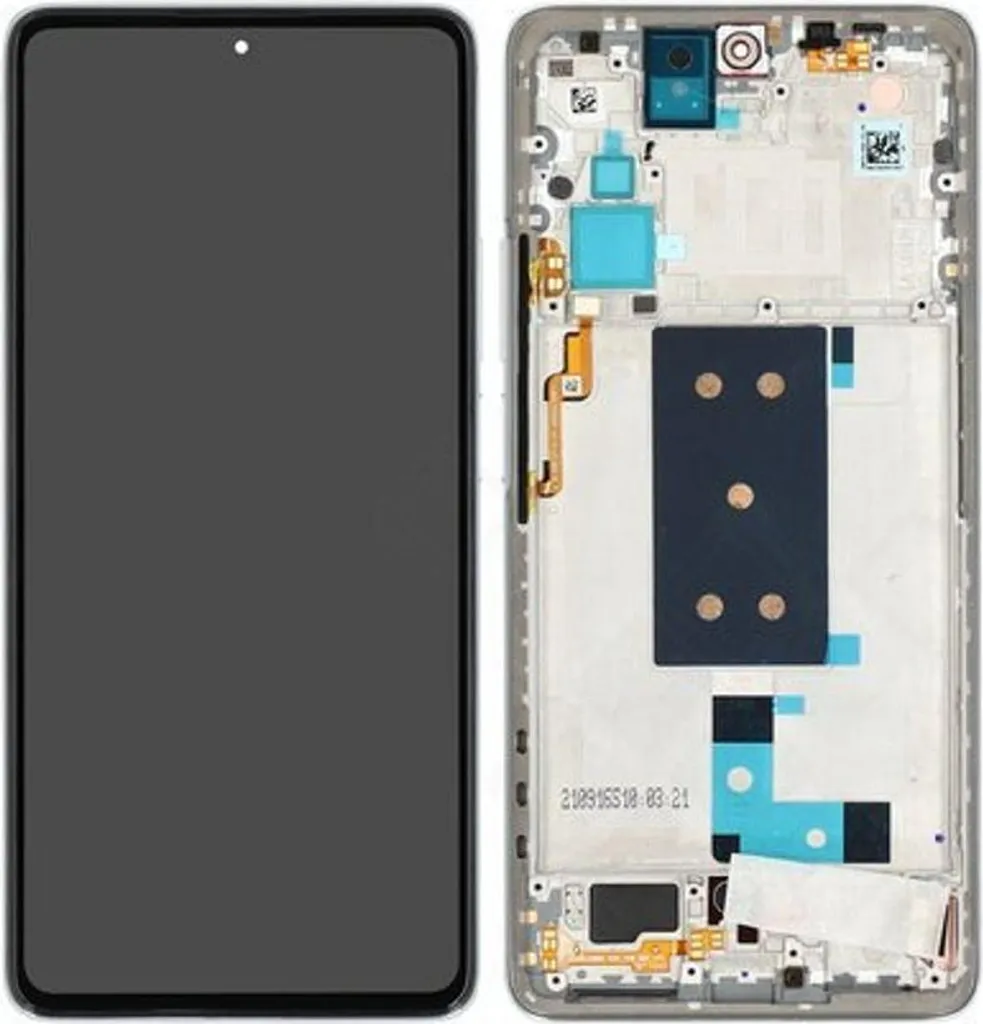 Bloc Écran LCD pour Xiaomi Mi 11T et Poco F4 Argent - Vitre Tactile de Rechange
