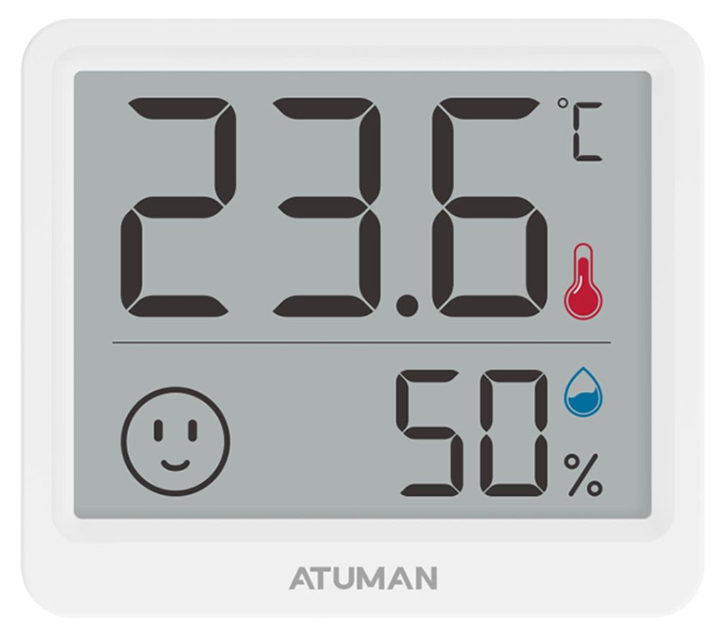 ATuMan THmini Hygrometer fš¹r den Innenbereich, 2,5-Zoll-LCD-Digitalanzeige, Temperatur- und Feuchtigkeitssensor, tragbarer Temperatur- und Feuch...