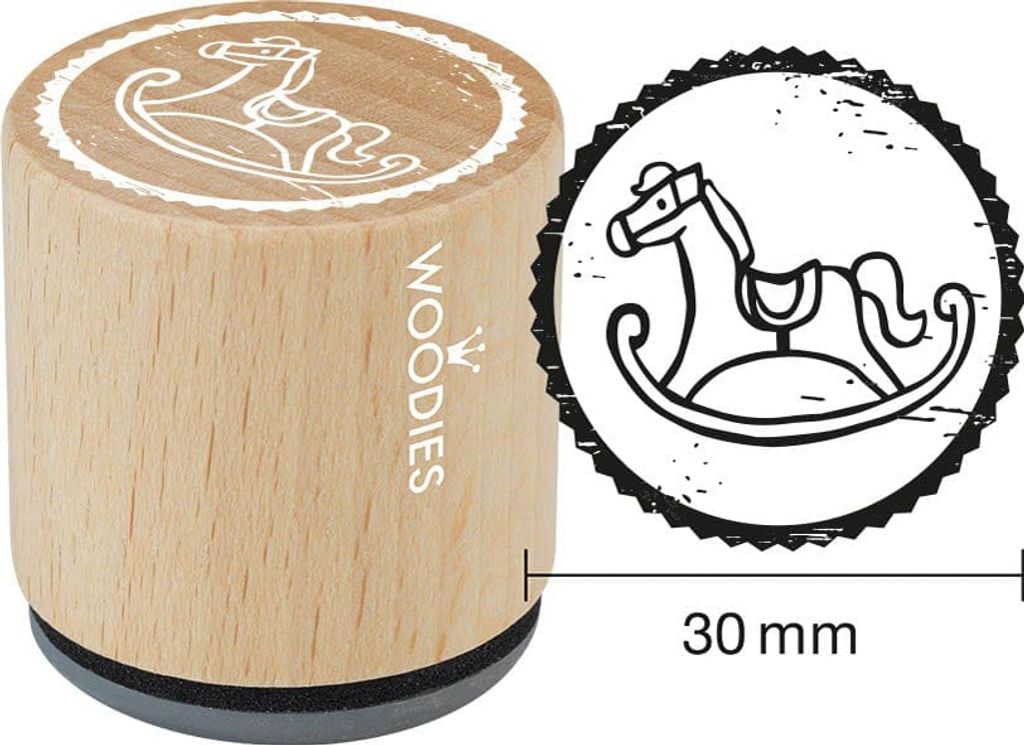 COLOP Motiv-Stempel Woodies "Schaukelpferd"