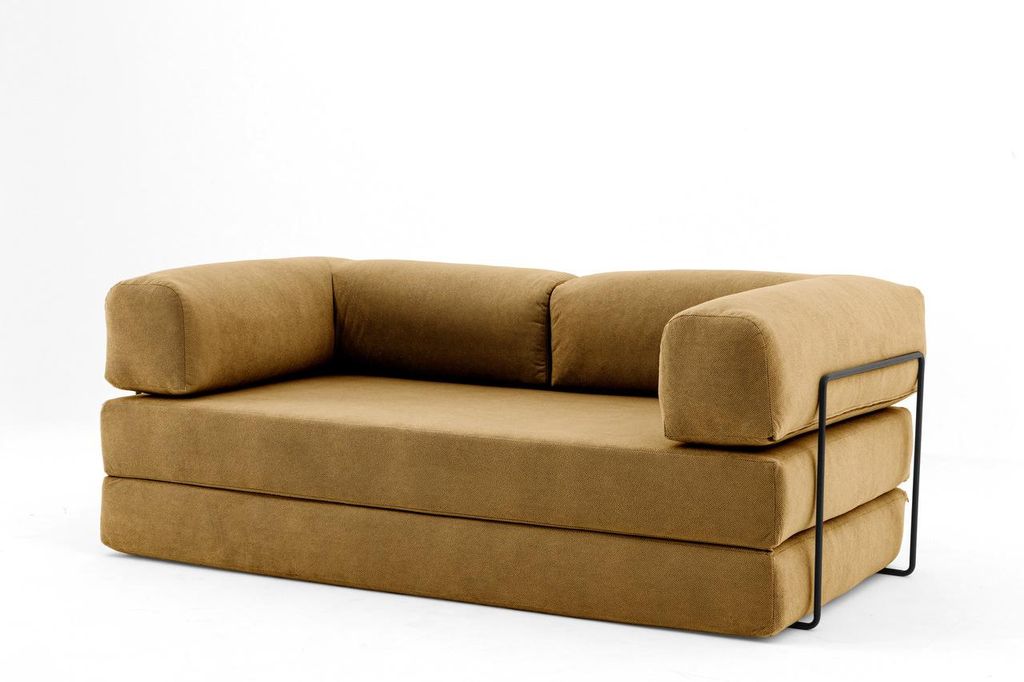 LULL 3-Sitzer-Sofa gelb