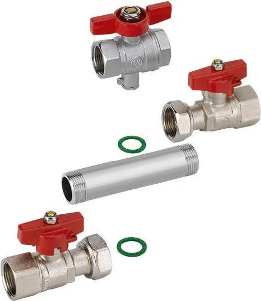 Kit de Montage Compteur de Chaleur 1/2 Pouce 110 mm - Mesure Directe