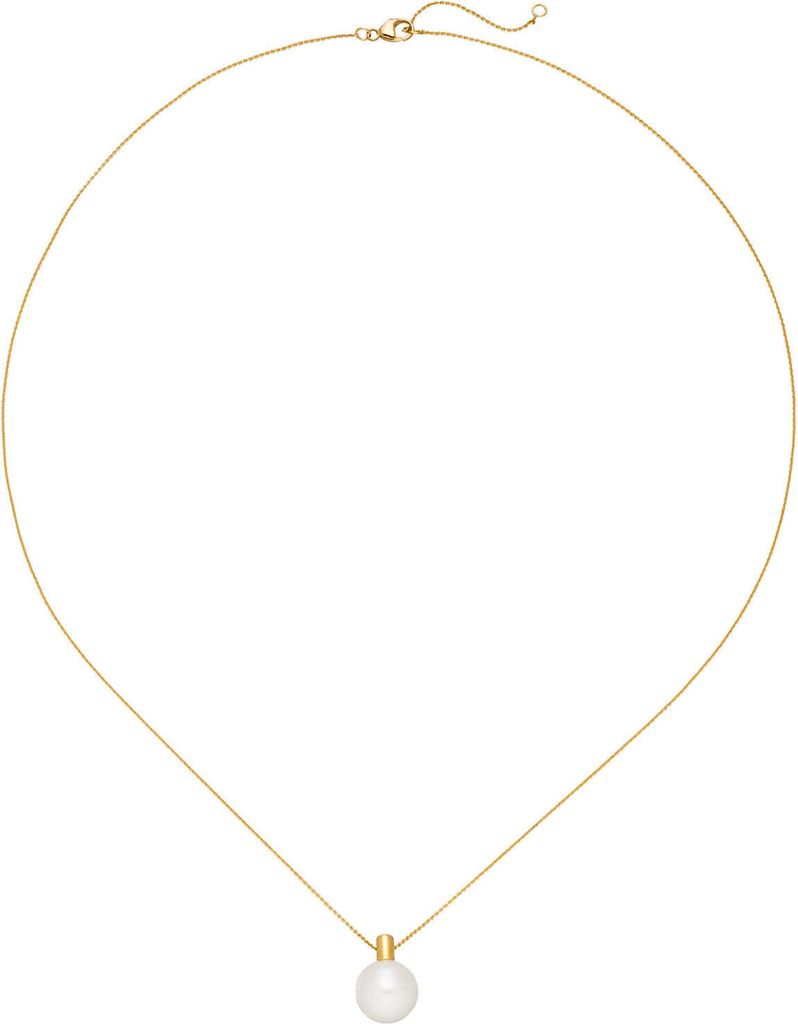 Collier Halskette mit Süßwasser Perle Anhänger aus 750 Gold Produktbild 