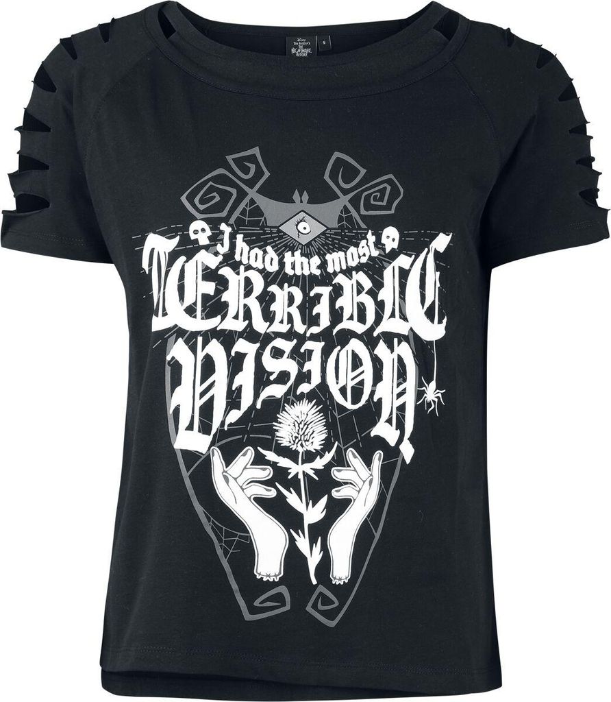 The Nightmare Before Christmas T-Shirt Damen I Had The Most Terrible Vision schwarz XXL
