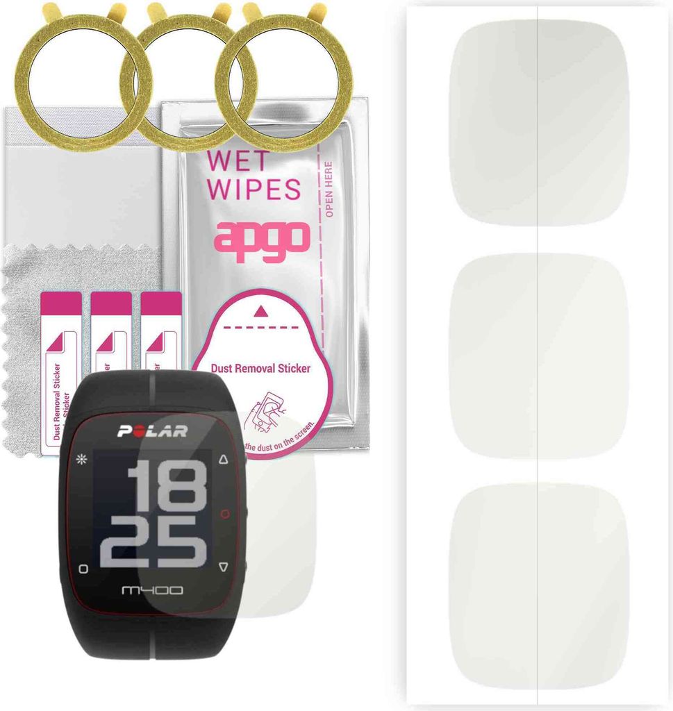 apgo 3 Stück Schutzfolie, Matt, kompatibel mit Polar M400 Produktbild 